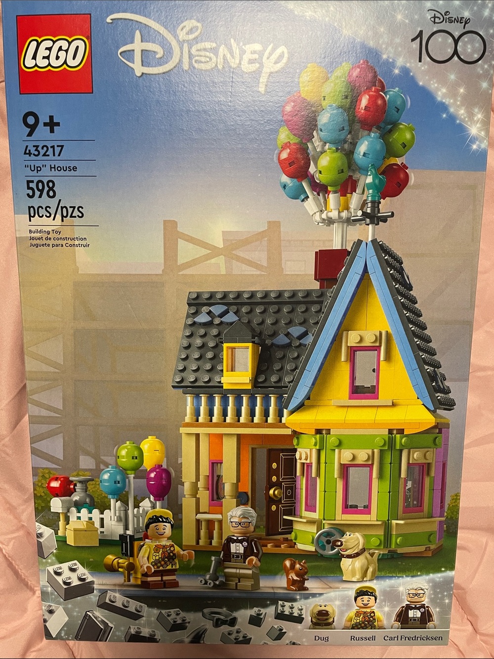 Disney LEGO Up House - Yellow, Blue, Green, Pink Accents